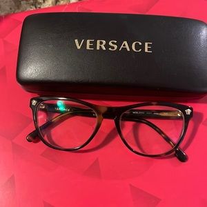 Versace eye  glasses, like new. Worn one time